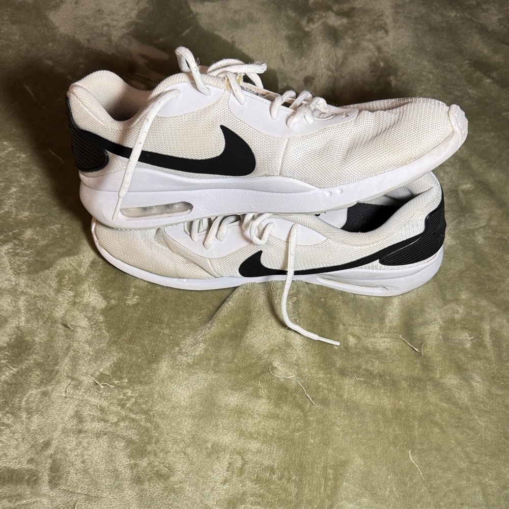 Nike Air Max White with Black Accents